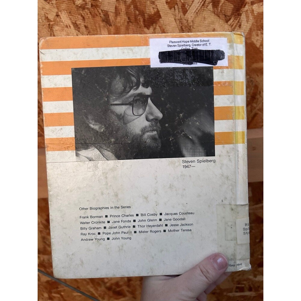 Steven Spielberg Creator of E.T. Vintage Taking Part Books Hardcover 1980s - Picture 3 of 6